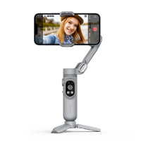 Aochuan Smart X 3 assige opvouwbare handheld gimbal stabilisator met invullicht voor smartphone actiecamera vlog videofo