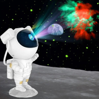 Astronaut Starry Sky Projector Verstelbare Nevel Nachtlampje Met Afstandsbediening Sterrenstelsel Nachtlampje Voor Slaap