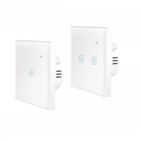 ATHOM Homekit 1/2/3/4 Gang WiFi EU Standaard Slimme schakelaar Touch Key Geen neutraal nodig Switch Control