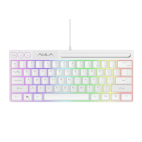 AULA F3061 61 Toetsen RGB Bedraad Membraan Gaming Toetsenbord USB Interface Voor PC/Laptop Verbinding Telefoon Slot Ruim