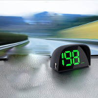Auto GPS HUD Digitale Snelheidsmeter Weergave Groen Licht Plug and Play Groot Lettertype Auto Elektronica Accessoires vo