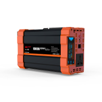 Auto Power Inverter 12V DC naar 220V AC Auto Inverter Pure Sinusgolf LCD USB Draagbare Inverter Pure Sinusgolf