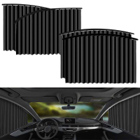 Auto Zonnescherm Raam Zonnescherm Gordijn Zonneklep Valance Raamfolie Verstelbaar Opvouwbaar Auto Styling