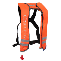 Automatisch opblaasbaar reddingsvest met 4 reflectoren Veiligheidsvest voor volwassenen Geschikt voor zeilen Varen Visse