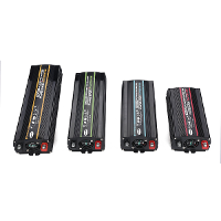 AUTSOME 12V naar 220V Converter Pure Sine Wave Power Inverter Auto Zonne Dubbele USB Oplader Met LED Display