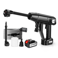 AUTSOME Draadloze Hogedruk Auto Wasmachine Draagbare Auto Wasstraat Cleaner Machine Waterpistool