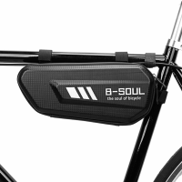 B SOUL Fiets driehoek tas waterdicht hard shell grote capaciteit bergweg fiets MTB top voor tas.