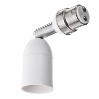 B22 tot E27 2A Draaibaar Flexibel Verleng Universeel Converteer Lamp Adapter Lamphouder AC250V