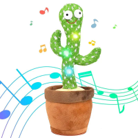 Baby Dansen Cactus Speelgoed Praten Verlichting Draaien Zingen Knuffel Elektrisch Schudden Herhalen Engelse Liedjes Voic
