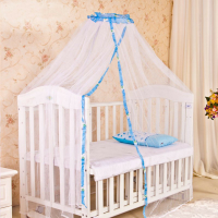Babybedje Klamboe Peuterbed Dome Netting Babybedjes Tent Luifel Mesh Gordijn