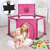 Babybox Oxford Doek Baby Ballen Zwembad Baby Speeltuin Hek Peuter Effen Kleur Veiligheid Vangrail