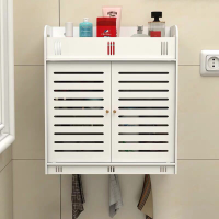 Badkamer Wandmontage Opbergrek Handdoeken Douchegel Shampoo Organizer Home Office Woonkamer Keuken Meubels
