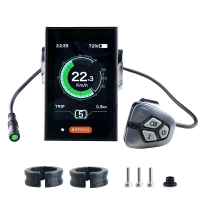 BAFANG DPC18 Kleurful Scherm Usb poort Opladen Elektrische Fiets Display Instrument voor Elektrische Fiets Mid Motor Kit