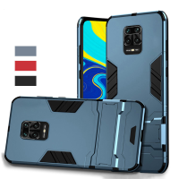 Bakeey Armor Schokbestendig met Stand Holder Beschermhoes voor Xiaomi Redmi Note 9S / Redmi Note 9 Pro / Redmi Note 9 Pr