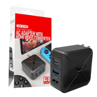 Bakeey Docking Station Hub 1080P HDMI Video uitgang/USB naar RJ45 Poort 3.1A Snel opladen US EU UK Plug Adapter Voor Nin