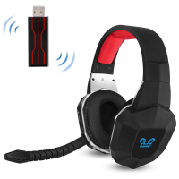 Bakeey HW N9U 2.4G draadloze gaming hoofdtelefoon Virtuele 7.1 Surround sound headset met verwijderbare microfoon voor P