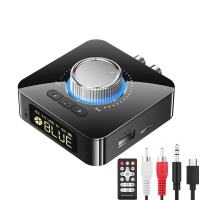 Bakeey M5 Digitale display Bluetooth V5.0 Audiozender Ontvanger Draadloze 3,5 mm Aux / 2RCA audioadapter / ondersteuning