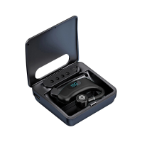 Bakeey V12 Zakelijke oortelefoon Gegevensweergave Op batterij gemonteerd Oorgemonteerde Bluetooth 5.2 Headset Mode oorte