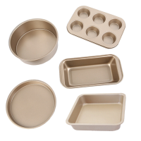 Baking Tools Cake Tin Round Circle Storage Sphere Mould Pan Set Non Stick Carbon