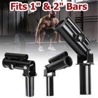 Barbell T Bar Row Platform Post Insert Landmine 360° Swivel Power Rack Attachment Past op 1
