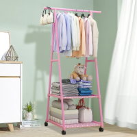 Beweegbare meerlaagse kleerhanger Sterke lagers Slaapkamer Kledingrek Multifunctionele Kapstok Vloerhanger