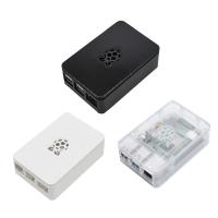 Bijgewerkt Raspberry Pi ABS behuizing zwart / wit / transparante behuizingsdoos V4 voor Raspberry Pi 4B