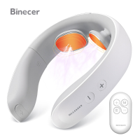 Binecer NMK601 Elektrisch nekmassageapparaat 40° Heet kompres Verwarming TENS pulsmassage instrument 6 standen 15 niveau
