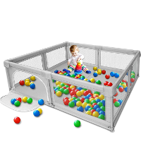 Bioby Baby Box 360 ° Breed Uitzicht Kinderen Kinderbox Baby Speeltuin Veiligheid Hek Anti collosion Kinderen Baby Ballen