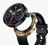 BlitzWolf® BW AT3 390 * 390px HD Scherm Dual Bluetooth Hartslag Bloeddruk SpO2 monitor Smart Watch met shell vervanging