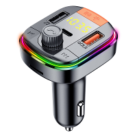 Bluetooth 5.0 FM zender Handsfree auto radiomodulator MP3 speler met 18W USB Super Snellaadadapter voor auto