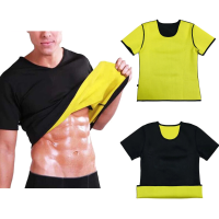 Bodyshaper zweet taille trainer shirt sport neopreen gym workout oefening fitness rennen ademend afslanken hete zweet vo