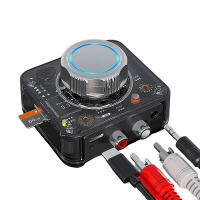 BR04 bluetooth audio ontvanger 3D Stereo Music Wireless Adapter TF Card RCA 3,5 mm AUX Jack voor Car Kit Wired Speaker H