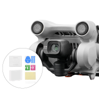 BRDRC Camera Lens 9H Hardness Anti Scratch Tempered Glass Film Screen Protector for DJI Mini 3 / Mini 3 PRO RC Drone
