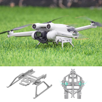 BRDRC Opvouwbaar Verhoogd Landingsgestel Skid Poten Beschermer Ondersteuning voor DJI Mini 3 / Mini 3 PRO RC Drone Quadc