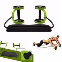 Buiktrainingswielen Roller Stretch Elastisch Abdominaal Trekkoord Abdominale Spiertrainer Home Fitnessapparatuur