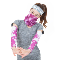 Buitensporten Rijden Winddicht Zonnebrandcrème Zijde Arm Mouw Slab Gezichtsmasker Combinatieset