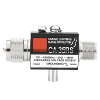 CA 35RS Coaxiale Anti Verlichting Antenne Overspanningsbeveiliging Man vrouw Coaxiale Verlichting Afleider voor Walkie T