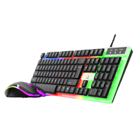 Cadeve GT100 toetsenbord en muis set Suspended Cool Backlight voor PC Gamer
