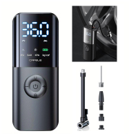Cafele 150PSI Wireless Air Pump 35W Power 4000mAh Battery Type C LED Display 0.5KG Lightweight Mini Bike Pump for Car Bi