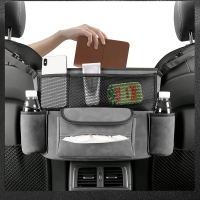 Car Storage Pocket Handbag Holder Between Seats Organizer Handbag Large Capacity Seat Back Storage Bag