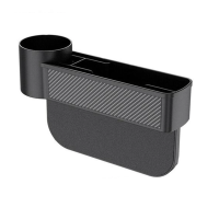 Car Storage Tools Black Auto Car Seat Gap Catcher Filler Storage Box Pocket Organizer Holder SUV Pocket Stowing Tidying
