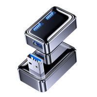 Car USB Hub 3Ports Mini Cube USB 3.0 Docking Station for Glove Box USB Adapter For 2022 Tesla Model 3 Y