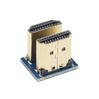 Catda Micro HDMI 1.4 HD adapter mannelijk naar mannelijk tweewegadapter voor Raspberry Pi 3B +