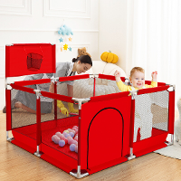 Comomy Baby Playpen, Indoor & Outdoor Kids Activiteitencentrum, Stevige Veiligheidsspelaard met Super Zachte Ademende Me