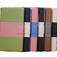 Contrast Kleur PU Leren Case Met Kaarthouder Voor Google Nexus 7 2nd