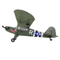 CoolBank Model Piper J3 CUB 1/16 Schaal 680mm Spanwijdte 3D/6G Schakelbaar EPP RC Vliegtuig Oorlogsvogel RTF Mode 2