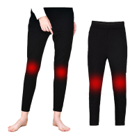 COTTONSMITH Intelligent 3 Gears Heating Pant Windproof Thickened Knee Heating Hiking Trouser for Winter Sports