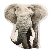 Creatief 3D Schattig Dier Tijger Zebra Gorilla Vorm Werppillow Pluche Zachte Kussen Cadeau