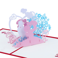 Creatieve 3D Moederdag wenskaarten Papier handgemaakte verjaardag Thanksgiving kaart cadeaus voor moeder moeder