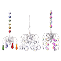 Crystal Lighting Ball hanger kralen kroonluchter opknoping drop prismas Suncatcher voor huisdecoratie